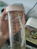 HEGEN海格恩吸管杯兒童水杯學(xué)飲杯奶瓶1-3-6歲直飲吸管嬰兒寶寶牛奶杯 【健康坐姿】 330ml 吸管杯-天使粉 曬單實拍圖