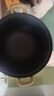 王源吉鐵鍋炒鍋雙耳蘇鍋王生鐵炒菜鍋鑄鐵無涂層圓底老式傳統(tǒng)大肚龜紋鍋 蘇鍋王【杉木蓋】 32cm 曬單實拍圖