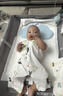 優(yōu)奇嬰兒哈衣夏款嬰幼兒爬服熊貓假兩件薄2025寶寶莫代爾連體衣短袖夏 曬單實拍圖