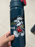 迪士尼（Disney）水杯兒童保溫杯316不銹鋼小學生男女寶寶吸管杯便攜大容量直飲杯 550ml【一蓋雙飲/杯套】綠米奇 曬單實拍圖