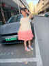 G.DUCKKIDS2025新款夏季女童漸變色連衣裙甜美公主風(fēng)百搭長(cháng)裙兒童夏裝 粉色 120 cm 曬單實(shí)拍圖