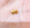菜百首飾黃金手鏈 足金古法1314圓珠編織紅繩黑繩手鏈情侶手鏈 計價(jià) GF 黃金手鏈 約0.76g（13-紅繩） 曬單實(shí)拍圖