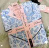 維多利亞的秘密（Victoria's Secret）宅度假天絲綿柔印花睡衣家居服套裝女不易皺 曬單實(shí)拍圖