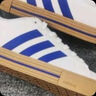 adidas DAILY 4.0復(fù)古百搭休閑帆布鞋男女阿迪達斯官方輕運動   白色/皇家藍/樹脂黃   40 曬單實拍圖