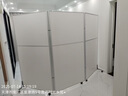鑫禹恒北京辦公室隔斷移動屏風可折疊移動高隔斷板式隔墻屏風隔斷簡約 長1米*高2米全板式含腳 曬單實拍圖