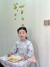 煦凜日本寶寶罩衣吃飯防水防臟男童女寶寶吃飯圍兜嬰兒輔食飯兜四季款 奔騰小馬 曬單實(shí)拍圖