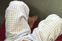 戴維貝拉（DAVE＆BELLA）兒童防蚊褲2025女童新款抗菌防螨束腳褲女寶寶長褲夏裝小童休閑褲 格子【現(xiàn)貨】 100 cm（建議身高90-100cm） 曬單實(shí)拍圖