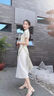 凡小如新中式旗袍女夏季2025年改良連衣裙中國風(fēng)氣質(zhì)高級感顯瘦日?？纱?綠色 M 【建議95-105斤】 曬單實(shí)拍圖