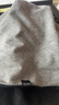 CACUSS帽子女春夏保暖月子帽產(chǎn)婦棉睡帽包頭薄款堆堆帽套頭冷帽 黑拼灰 曬單實(shí)拍圖