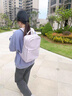 BIBK德國電腦包雙肩包旅行行李背包大容量通勤電腦包16寸女大學(xué)生書包 多隔層晴天藕【紫色】 中號(hào)13.3-14寸 曬單實(shí)拍圖