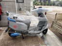 臺鈴電動摩托車將軍100公里長續(xù)航電動車1200W高速電摩鉛酸電池72V22Ah外賣上班代步電瓶車煙霧灰 曬單實拍圖