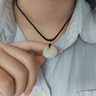 中國珠寶黃金和田玉胖福吊墜足金金珠項鏈紀念日生日禮物送女友老婆媽媽 曬單實拍圖