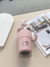 Next Kiss英國聯(lián)名Hello Kitty可愛咖啡杯2025新款迷你保溫水杯學(xué)生保冷杯 粉色450ML+KT公仔 曬單實拍圖