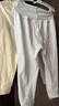 貝瑞加（Babyprints）嬰兒褲子2條裝男女寶寶純棉長(zhǎng)褲兒童護(hù)肚高腰褲家居褲 藍(lán)黃90 曬單實(shí)拍圖