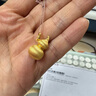 六福珠寶足金絲綢金葫蘆黃金吊墜不含項鏈送禮單件計價(jià) GJG0081DS 4.05克(含工費745元)中版 曬單實(shí)拍圖