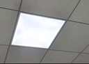 得焺  led平板燈600 600吊頂燈600x600辦公室集成吊頂燈 38W -600*600mm超薄白框 曬單實(shí)拍圖