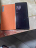 魔巖（MOYAN）適用小米mixfold4手機(jī)殼智能視窗真皮定制mix fold4折疊屏保護(hù)套磁吸翻蓋全包皮套商務(wù)男新款 【活力橙】輕奢小牛皮磁吸視窗翻蓋 小米 mix fold4 曬單實(shí)拍圖