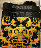 VERSACE JEANS COUTURE 男士包男單肩斜挎包印花男單間經(jīng)典巴洛克印花方形差包七夕禮物 E1YWABA571896M27 曬單實(shí)拍圖