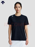 DESCENTE迪桑特WOMEN’S TRAINING系列女士短袖針織衫 BW-WHITE LOGO L (170/88A) 曬單實(shí)拍圖