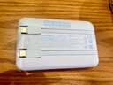 ROCK哆啦A夢【3C認證可上飛機高鐵】充電寶自帶雙線移動電源10000毫安22.5W雙向快充PD20W小巧便攜藍色 曬單實拍圖