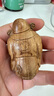 假一賠萬（財神爺）金絲楠木小葉楨楠手把件整木雕刻小擺件 曬單實拍圖