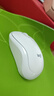羅技（Logitech）M221 輕音鼠標 無線鼠標 辦公鼠標 對稱鼠標 帶無線微型接收器 米白色 曬單實拍圖