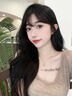 PWLS925銀和田玉平安鎖項鏈女輕奢小眾氣質(zhì)鎖骨鏈?zhǔn)诛椝团焉斩Y物 平安鎖項鏈銀+鑒定證書+品牌禮盒 曬單實拍圖