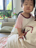 童泰（TONGTAI）嬰兒連體衣夏季薄款純棉衣服寶寶外出哈衣爬服百搭童裝粉色90cm 曬單實(shí)拍圖