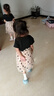 【女童夏裝連衣裙】2025新款韓版小寶寶幼兒童洋氣潮公主網(wǎng)紗裙子 黑色五角星裙子 120 cm 曬單實拍圖