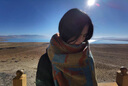 viney新款圍巾女民族風(fēng)披肩外搭兩用大毛毯式保暖圍脖高顏值旅游輕奢 卡其色 時(shí)尚百搭洋氣大披風(fēng) 曬單實(shí)拍圖
