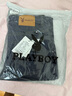 花花公子（PLAYBOY）牛仔褲男秋冬季褲子男士休閑褲韓版直筒寬松彈力潮牌男褲 藍(lán)灰 31 曬單實(shí)拍圖