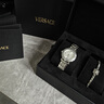 范思哲（VERSACE）手表女瑞士高奢希臘回紋女士手表時(shí)尚石英女腕表/七夕禮物送老婆 VE9C00324 【贈(zèng)定制手鏈】 曬單實(shí)拍圖