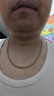 周六福（ZLF）  鉑金項鏈男款白金PT950霸氣八達鏈老板鏈送男友 52cm - 17.44g 曬單實(shí)拍圖