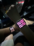 表帶哥適用蘋果手表表帶女士手鏈鏈條小清新apple watch S10/S9/iwatch series珍珠花朵伸縮鏈表帶 銀色 曬單實(shí)拍圖