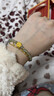 中國(guó)黃金China Gold蓮花黃金手鏈女足金轉(zhuǎn)運(yùn)珠手串生日禮物女送女友媽媽老婆結(jié)婚紀(jì)念 【14顆金珠】足金蓮花和田玉手鏈 曬單實(shí)拍圖