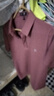 夢特嬌（MONTAGUT）冰絲短袖男士T恤夏季寬松速干體恤衫絲光棉翻領(lǐng)POLO衫高檔男裝 紅色 L 175 曬單實拍圖