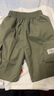 男童褲子2025夏裝新款兒童寬松百搭休閑短褲帥氣五分褲外穿薄款 BBE-K04【綠色】 130cm 曬單實(shí)拍圖
