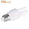 FSL T4電子節(jié)能燈泡U型三基色熒光燈泡E27螺口燈泡2U5W黃光（2700K） 曬單實拍圖