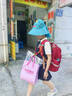E·LAND KIDS藤校少女童裝女童套裝25年夏季新品蝴蝶結(jié)襯衫短裙 Navy藏青色/59 130cm 均碼 曬單實拍圖