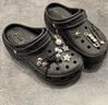 卡駱馳（crocs）男女鞋經(jīng)典洞洞鞋戶(hù)外休閑時(shí)尚潮流沙灘鞋涼拖鞋 10001-001 41-42 曬單實(shí)拍圖