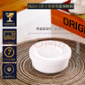 品聚德（PURJADE）骨瓷帶蓋碗蒸蛋碗家用隔水燉雙皮奶布丁碗純色陶瓷寶寶輔食碗燉盅 4.5英寸 曬單實(shí)拍圖
