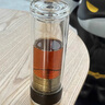 水莫停德國Smotic磁吸茶水分離杯男士雙層玻璃杯泡茶便攜透明水杯 爵士金【智能顯溫+按壓磁彈】 禮盒包裝 曬單實(shí)拍圖