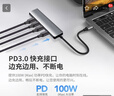iskyType-c3.2分線(xiàn)器10Gbps高速7口HUB雷電3/4擴展塢USB-C3.2 Gen2拓展塢適用蘋(píng)果微軟華為手機筆記本 曬單實(shí)拍圖