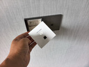 普聯(lián)（TP-LINK）全屋WIFI6面板AP套裝AX1500M千兆ac+ap面板易展路由無線AP套裝 雙頻Wi-Fi6面板白色×4+5口一體化路由1臺(tái) 曬單實(shí)拍圖