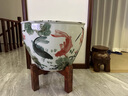 京茂景德鎮陶瓷金魚(yú)缸養荷花睡蓮盆烏龜錦鯉書(shū)畫(huà)缸特大號水缸庭院客廳 連年有余 73x73x52cm 直徑73cm高度52cm 曬單實(shí)拍圖