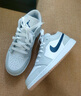Jordan女子休閑鞋喬丹AJ1 JORDAN 1 運(yùn)動(dòng)鞋553560-146灰白38 曬單實(shí)拍圖