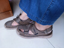 公牛世家涼鞋男夏季外穿透氣沙灘鞋軟皮軟底戶(hù)外涉水休閑包頭鞋 曬單實(shí)拍圖