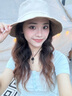 啄木鳥(niǎo)（TUCANO）顯臉小時(shí)尚雙面漁夫帽子女夏季盆帽防曬遮陽(yáng)帽2025新款春秋款時(shí)尚 白色 米 均碼(贈送防風(fēng)繩) 曬單實(shí)拍圖
