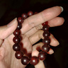 天然印度小葉紫檀手串滿(mǎn)金星高油高密男女款紅瑪瑙佛珠文玩檀木 【紅瑪瑙】滿(mǎn)金星小葉紫檀-10mm 曬單實(shí)拍圖