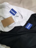 雨果博斯（HUGO BOSS）男士logo標(biāo)識棉質(zhì)圓領(lǐng)短袖T恤 2件裝 黑/白 50522383 960 L 曬單實拍圖